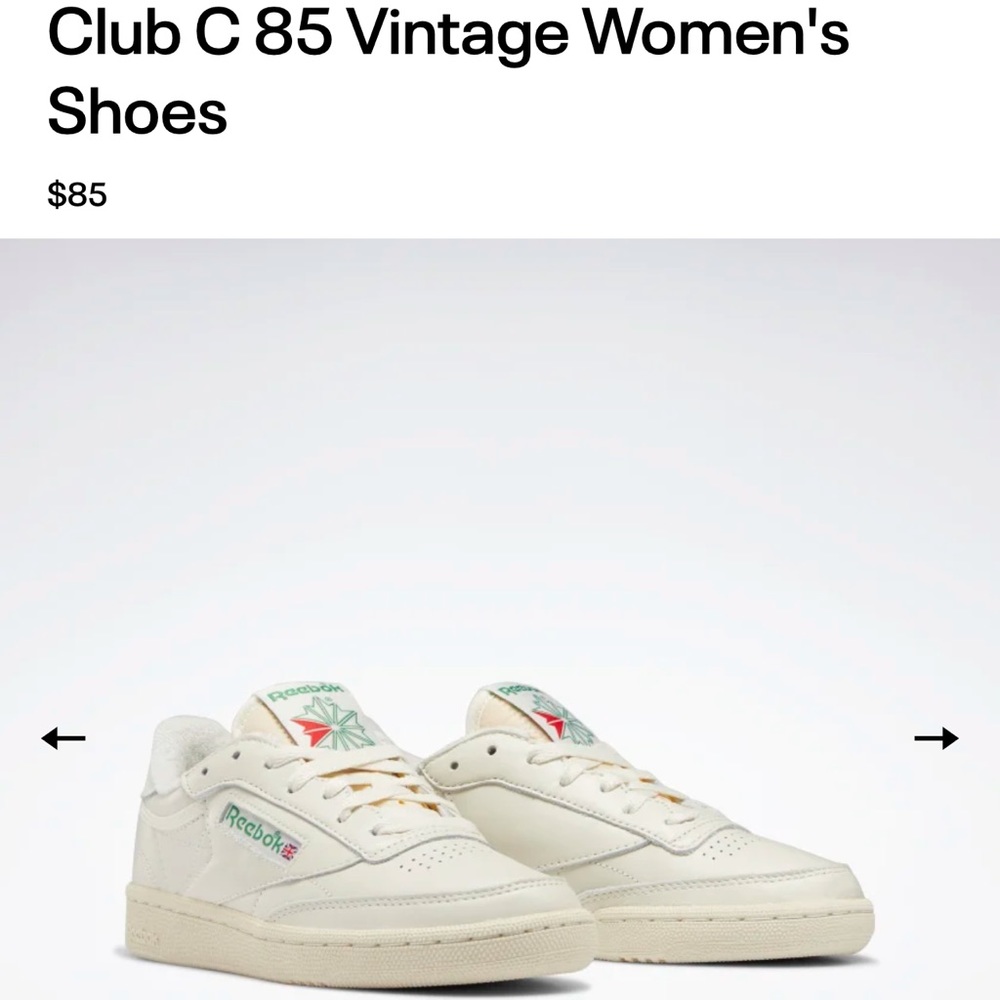 Off White Club C 85 Vintage Shoes